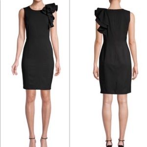 Calvin Klein black sleeveless dress